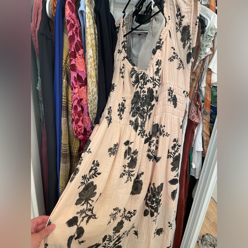 Free People Forget Me Not Midi Dress